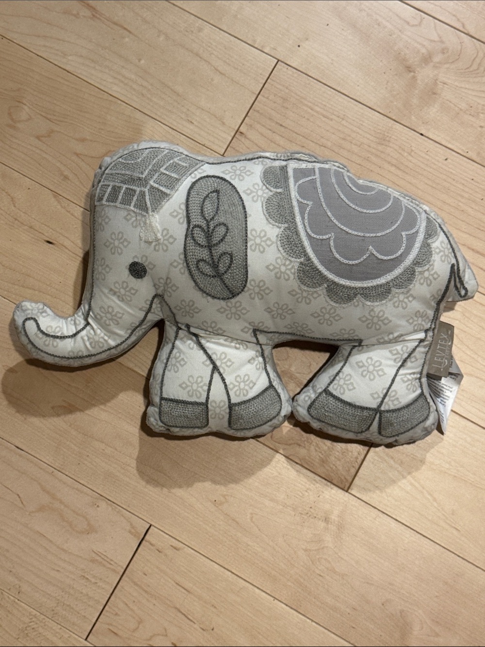 Levtex Baby Elephant Plush Decorative Pillow - Home Accents